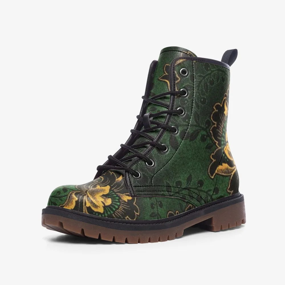 Adish  African Print Leather  boots