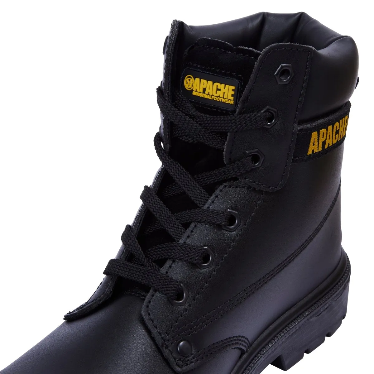Apache AP300 Black Steel Toe Cap Safety Boots