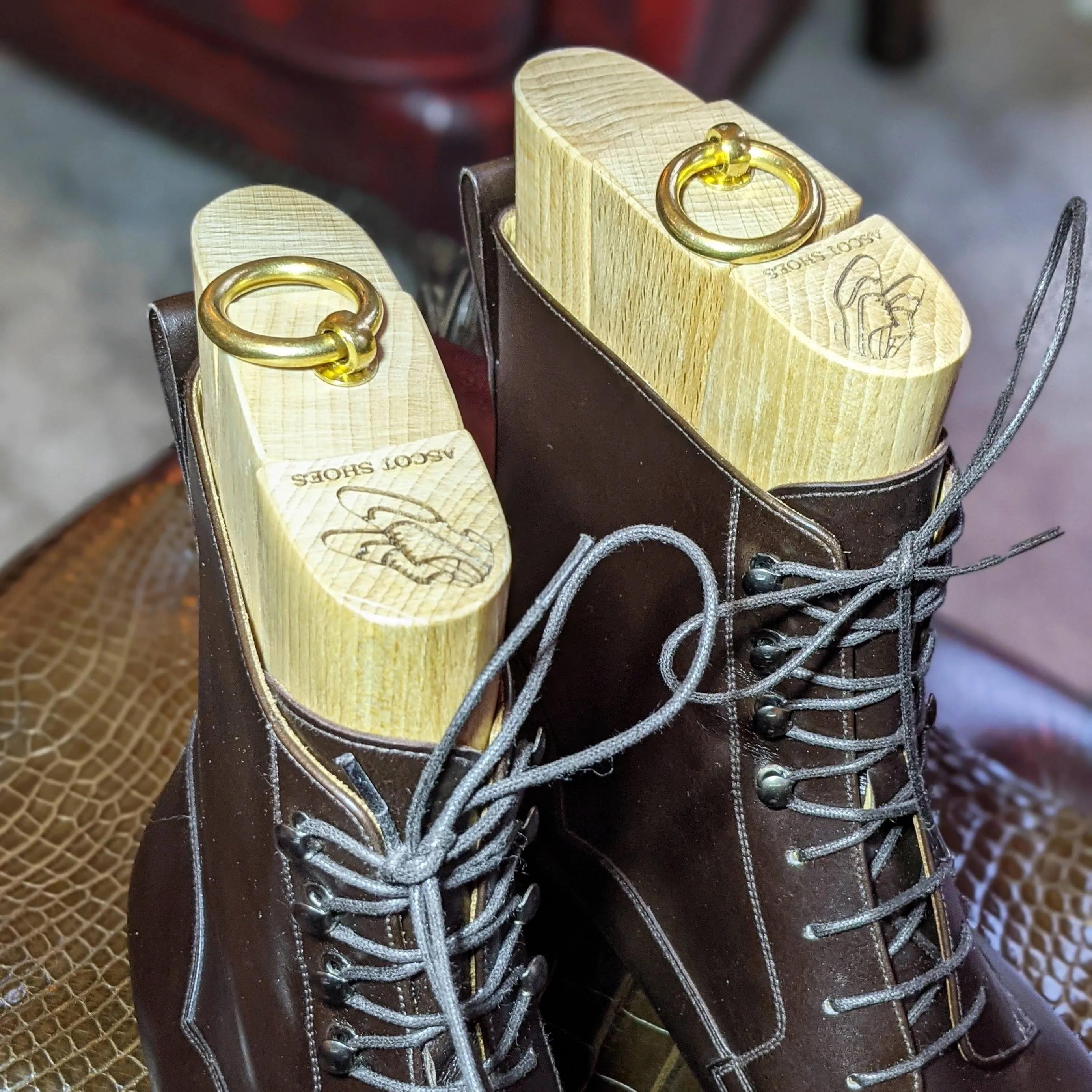 Ascot High Boots - Brown Museum Calf