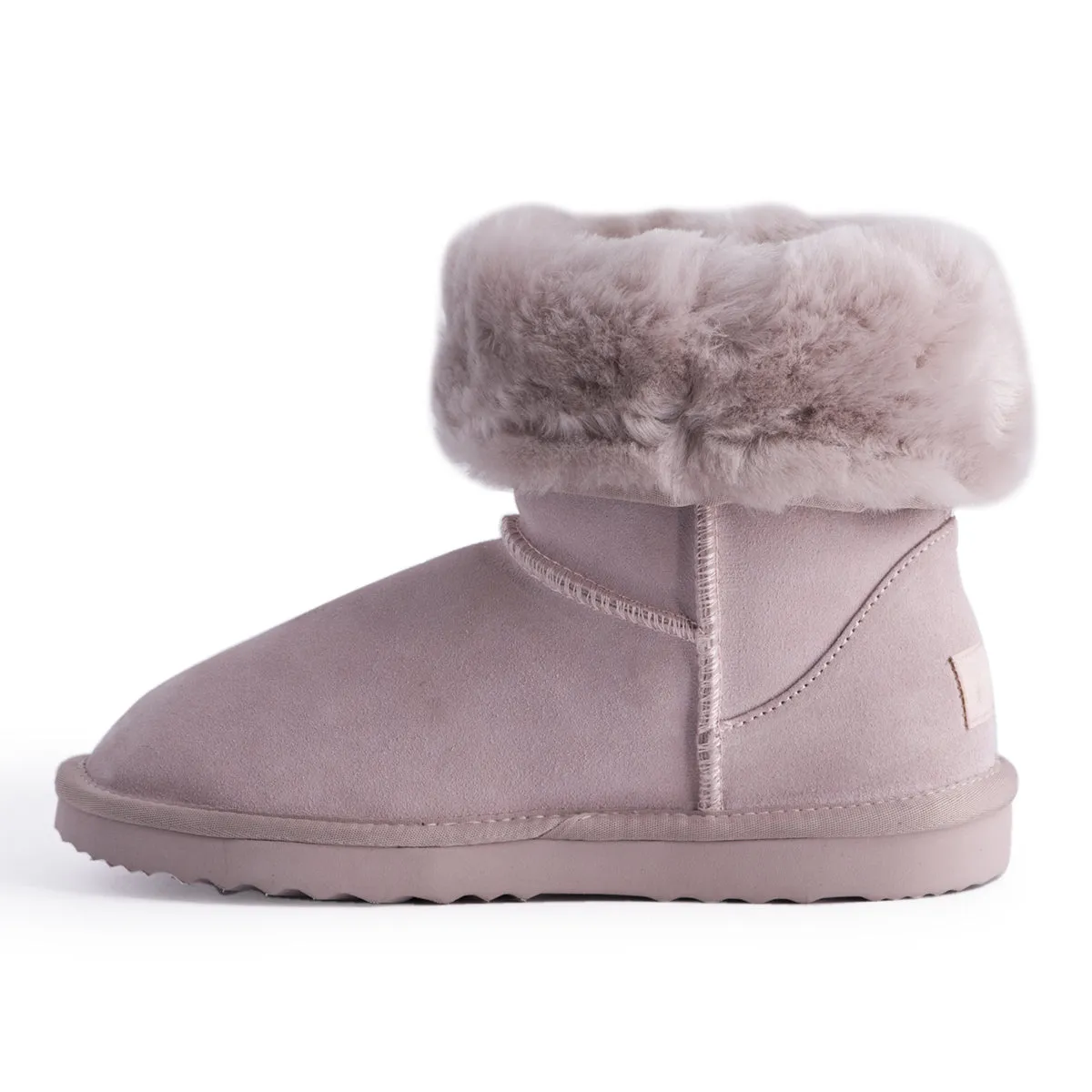 AUS WOOLI UGG MID CALF SHEEPSKIN BOOT - Pale Pink
