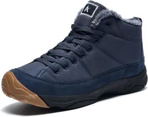 Azooken Men's Winter Snow Boots: Warm & Water Resistant