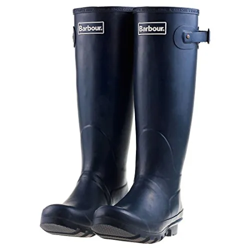 Barbour Womens Bede Snow Wellingtons Mid Calf Winter Waterproof Boots - Navy - 5-36