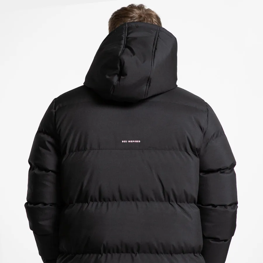 Bee Inspired Signature Parka Jacket Black