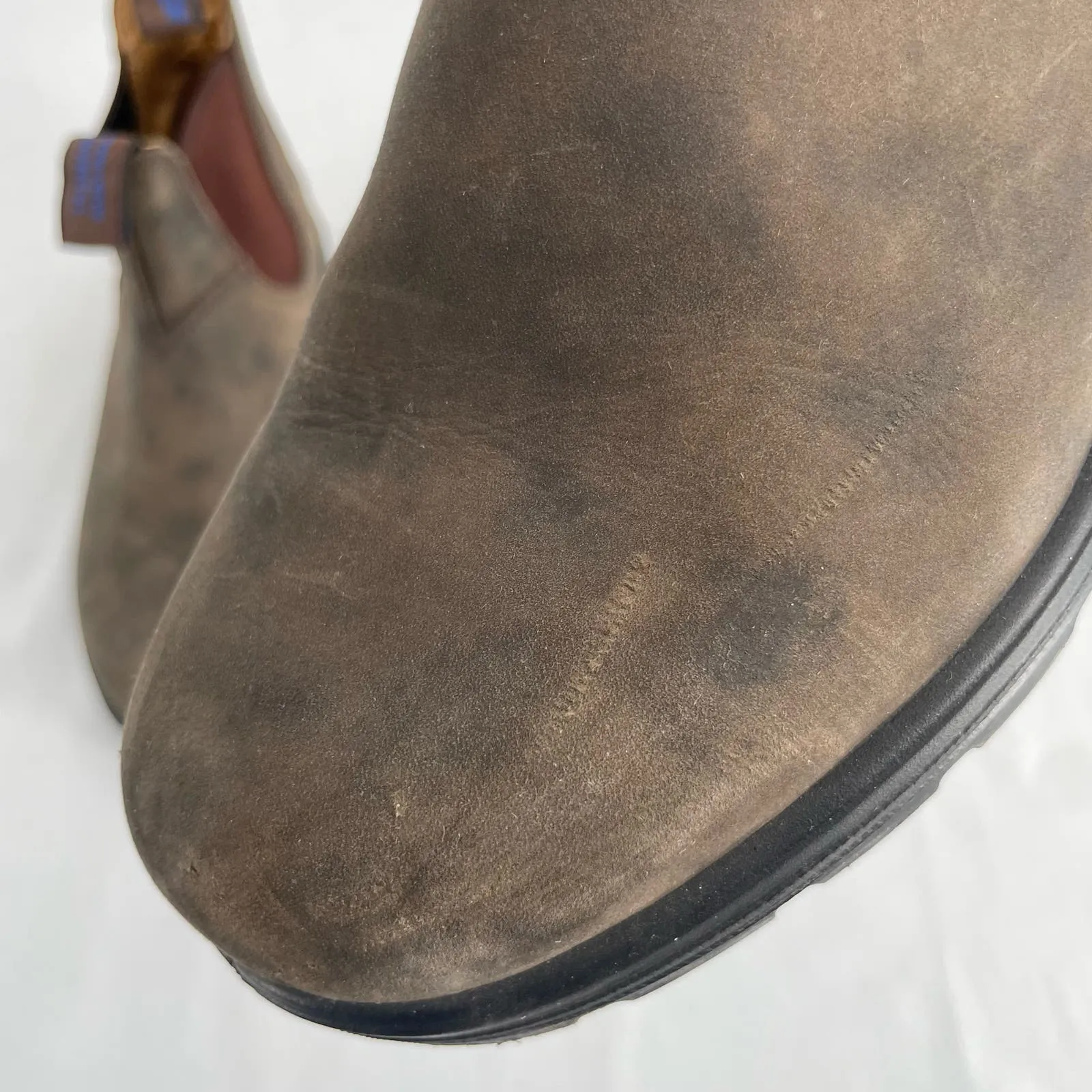 Blundstone #584 Rustic Brown Thermal Leather Chelsea Style Insulated Work Boots Size AU 5.5