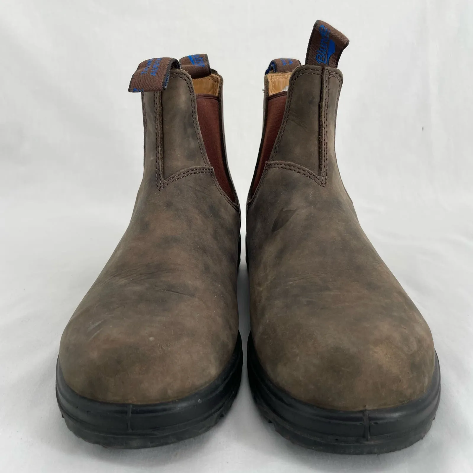 Blundstone #584 Rustic Brown Thermal Leather Chelsea Style Insulated Work Boots Size AU 5.5