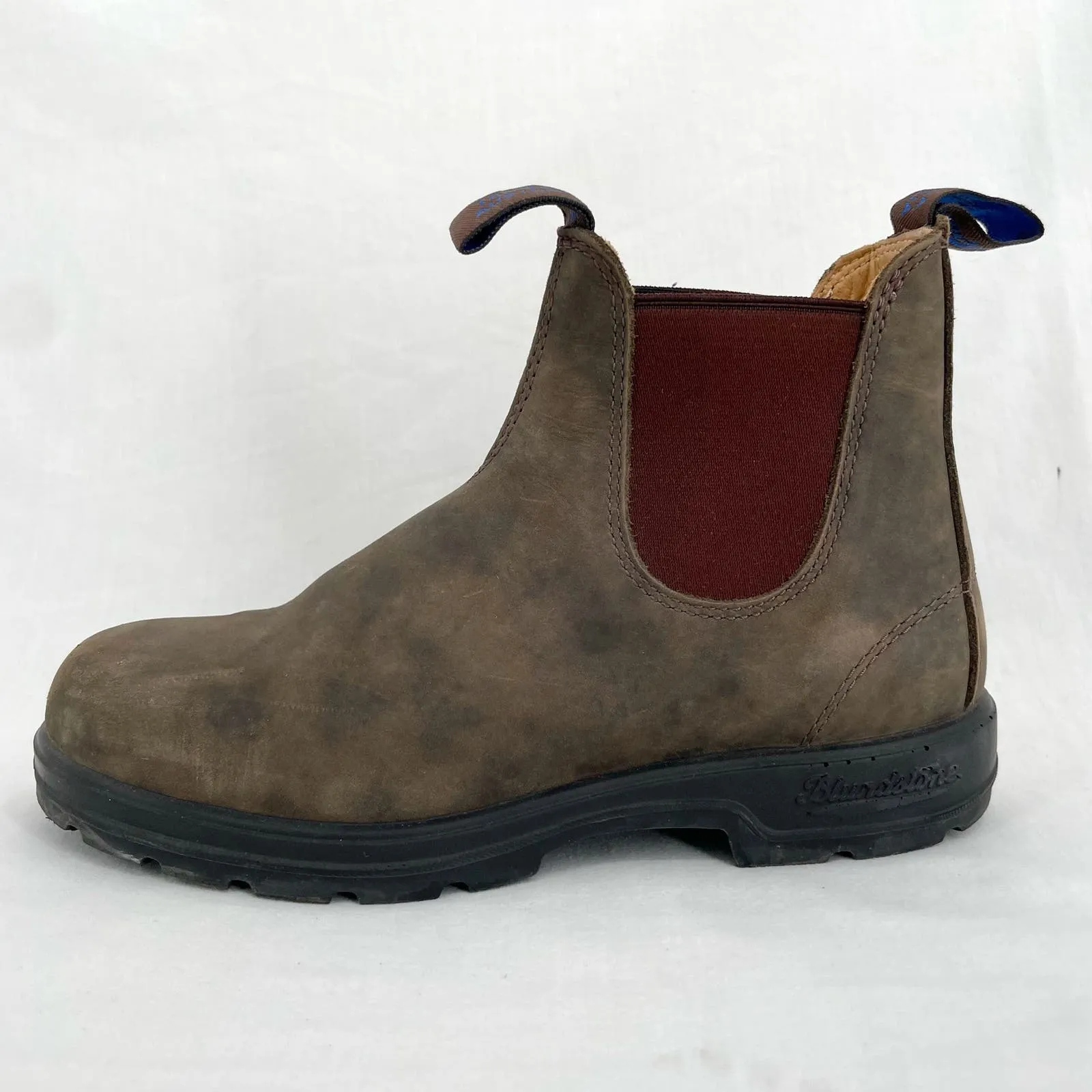 Blundstone #584 Rustic Brown Thermal Leather Chelsea Style Insulated Work Boots Size AU 5.5