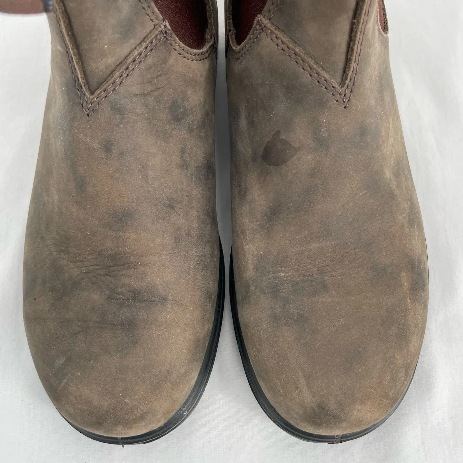 Blundstone #584 Rustic Brown Thermal Leather Chelsea Style Insulated Work Boots Size AU 5.5