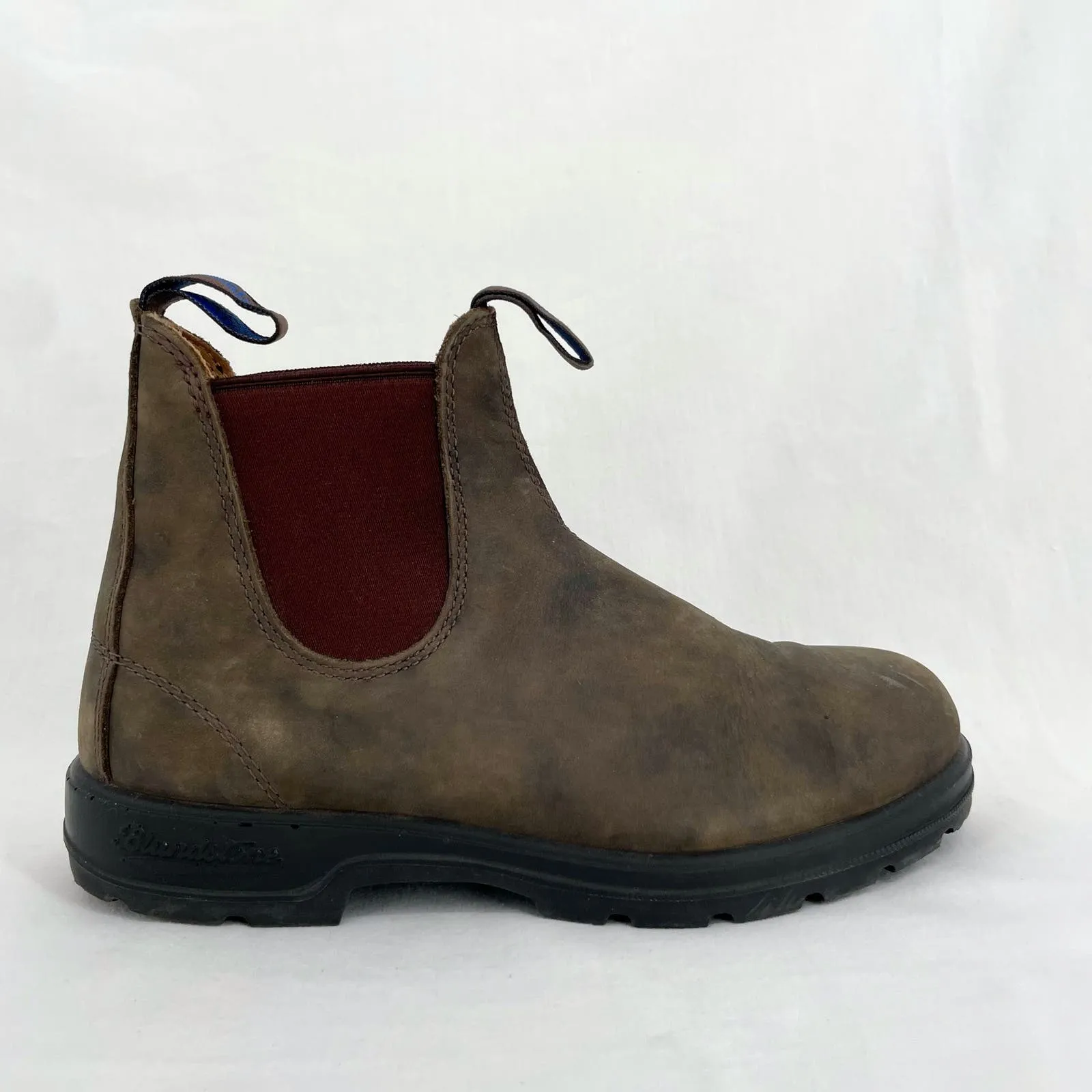 Blundstone #584 Rustic Brown Thermal Leather Chelsea Style Insulated Work Boots Size AU 5.5