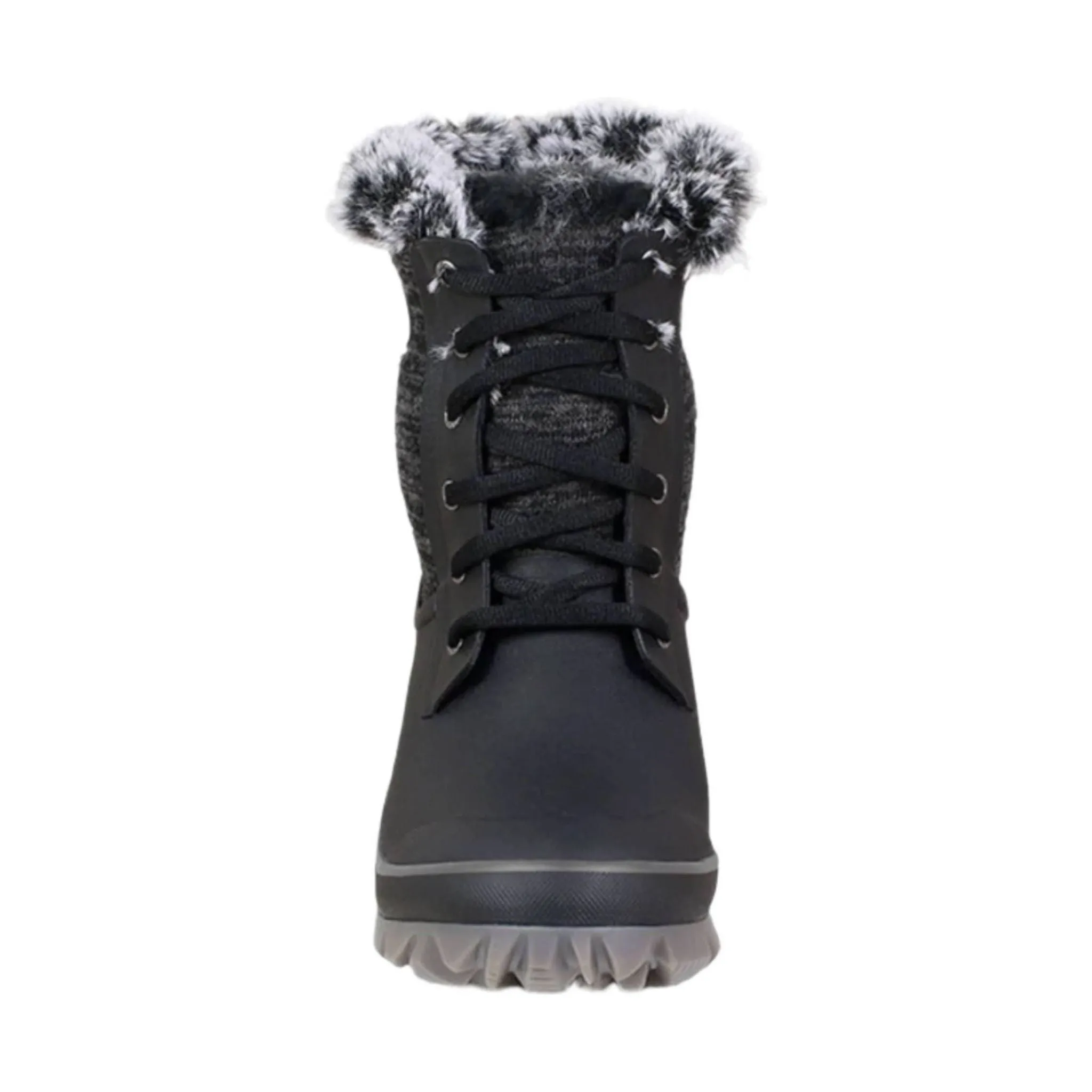 Bogs Women's Arcata Knit Waterproof Snow Boots - Black Multi