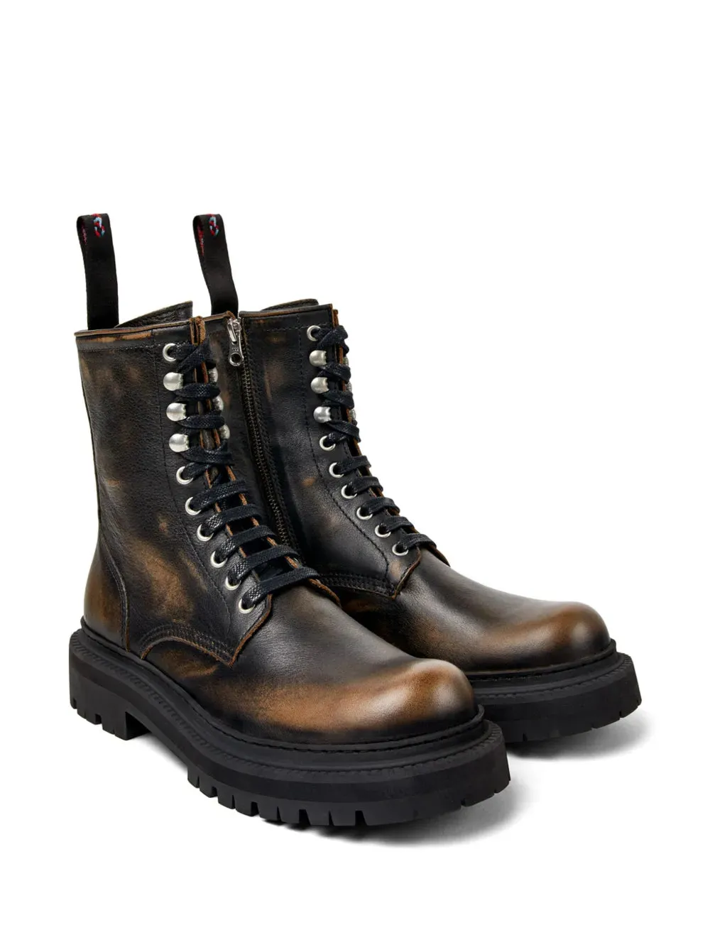 CamperLab Eki lace-up leather boots