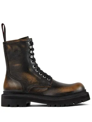 CamperLab Eki lace-up leather boots