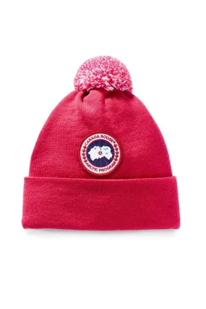 Canada Goose Kids Merino Pom Toque - Red
