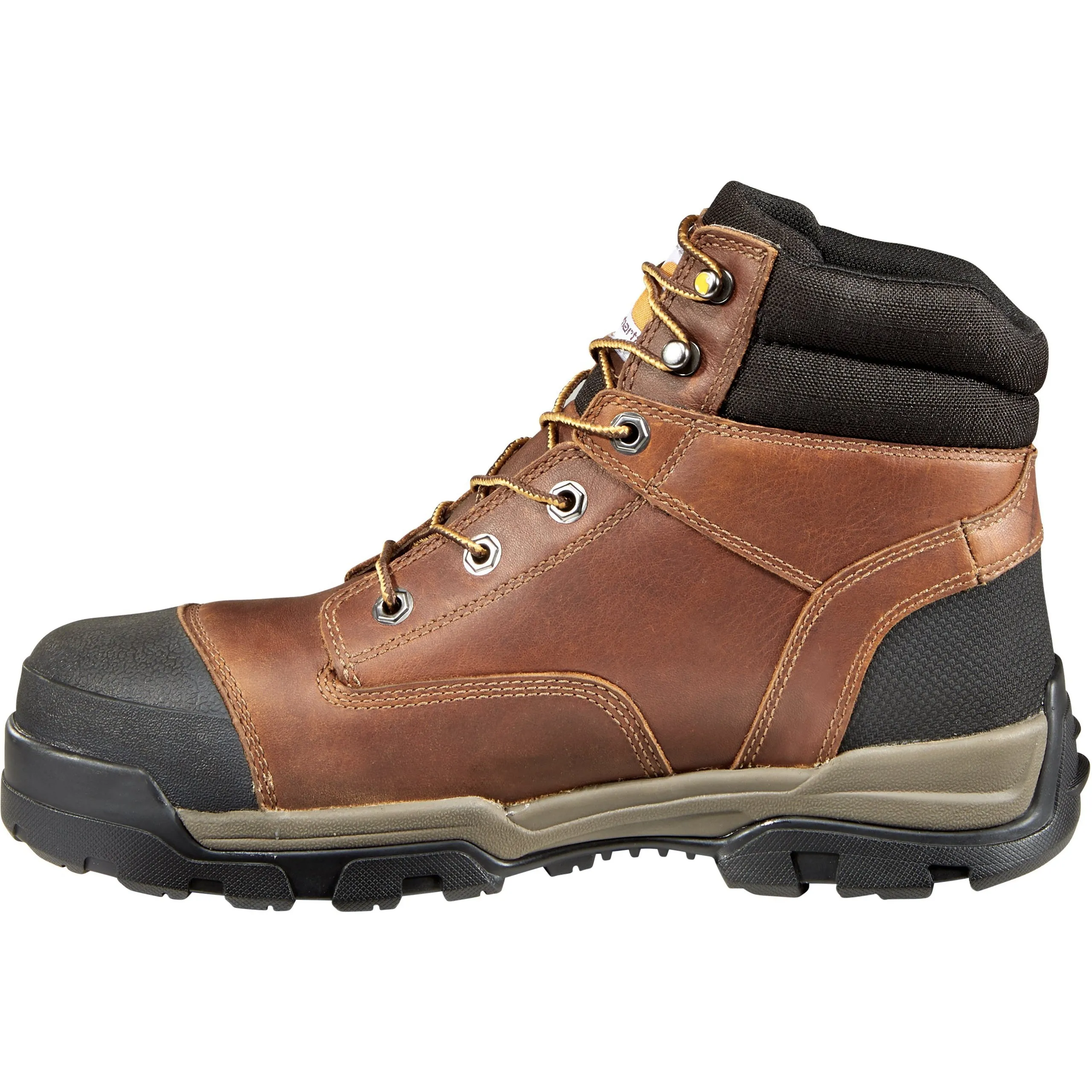 Carhartt Men's Ground Force 6" Composite Toe Waterproof Work Boot - Brown - CME6355