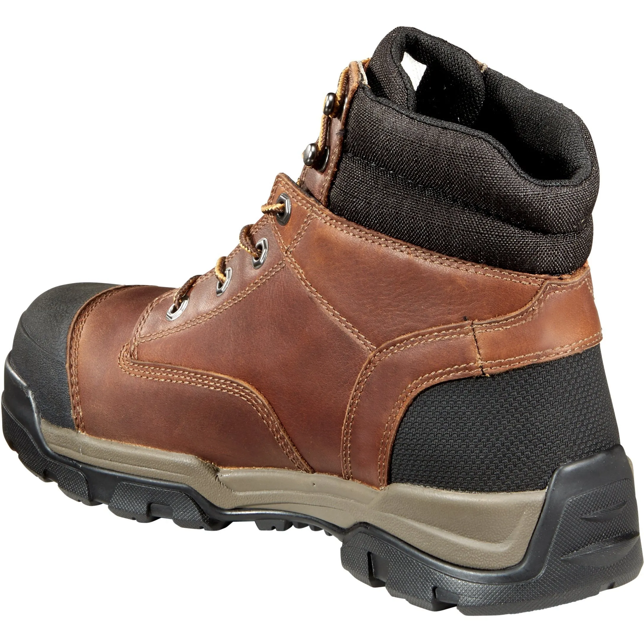Carhartt Men's Ground Force 6" Composite Toe Waterproof Work Boot - Brown - CME6355
