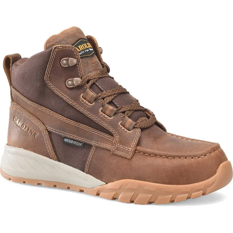 Carolina Men's Challenge 6" Waterproof Composite Toe Hiker Work Boot - Brown - CA5593