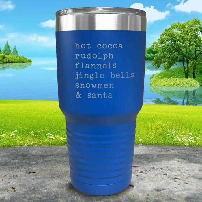 Christmas Words 3 Engraved Tumbler