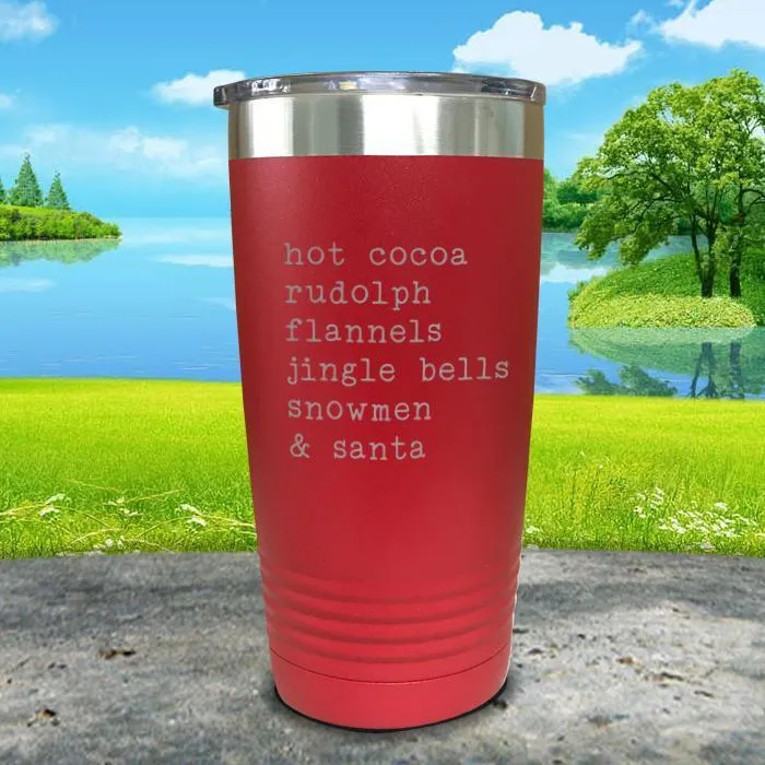 Christmas Words 3 Engraved Tumbler