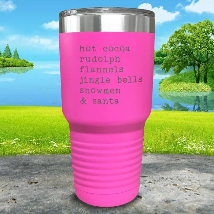 Christmas Words 3 Engraved Tumbler