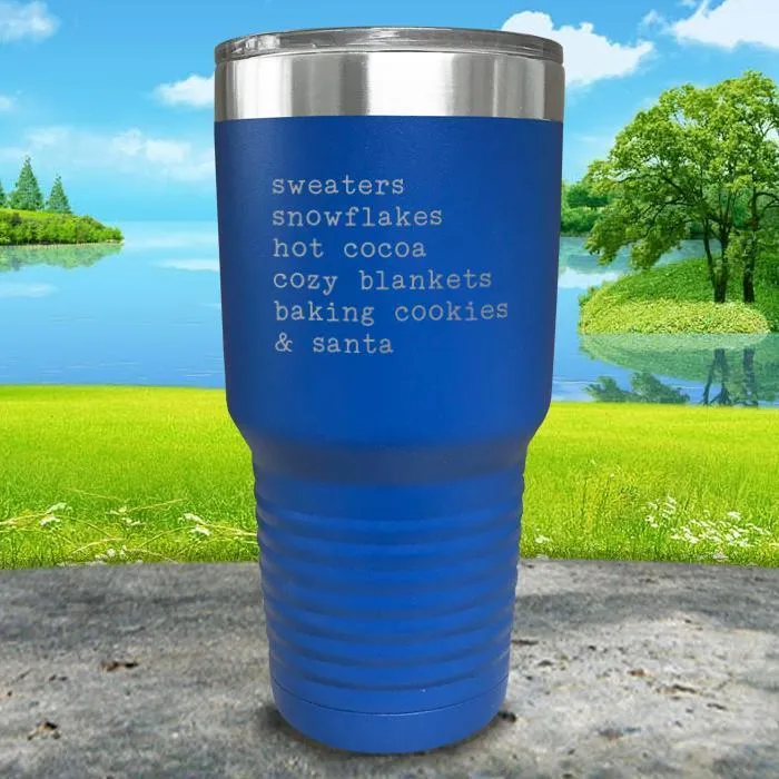 Christmas Words 5 Engraved Tumbler