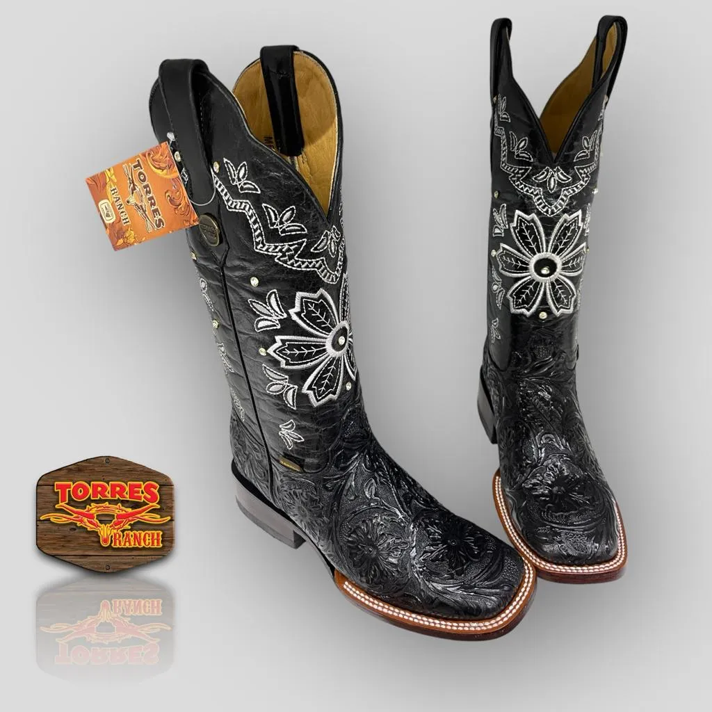 Cincelado Negro Torres Boot