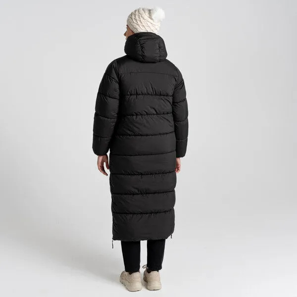 Craghoppers Women's Narlia Insulated Long Jacket | Black