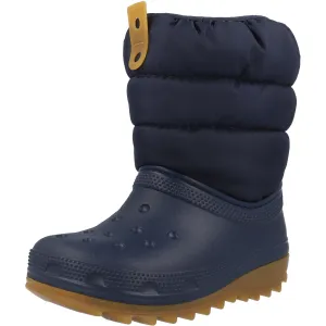 Crocs Kids Classic Navy Neo Puff Boots