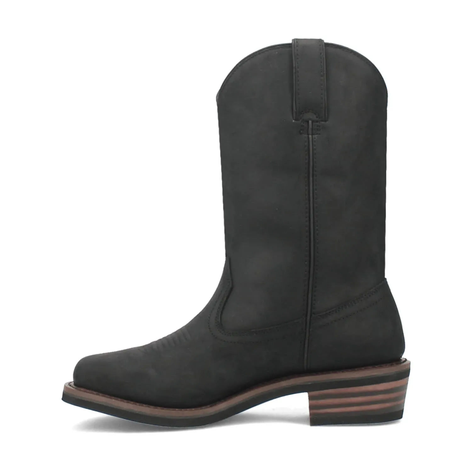Dan Post Mens Las Cruces Composite Toe Waterproof Black Leather Work Boots 10 EW
