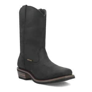 Dan Post Mens Las Cruces Composite Toe Waterproof Black Leather Work Boots 10 EW