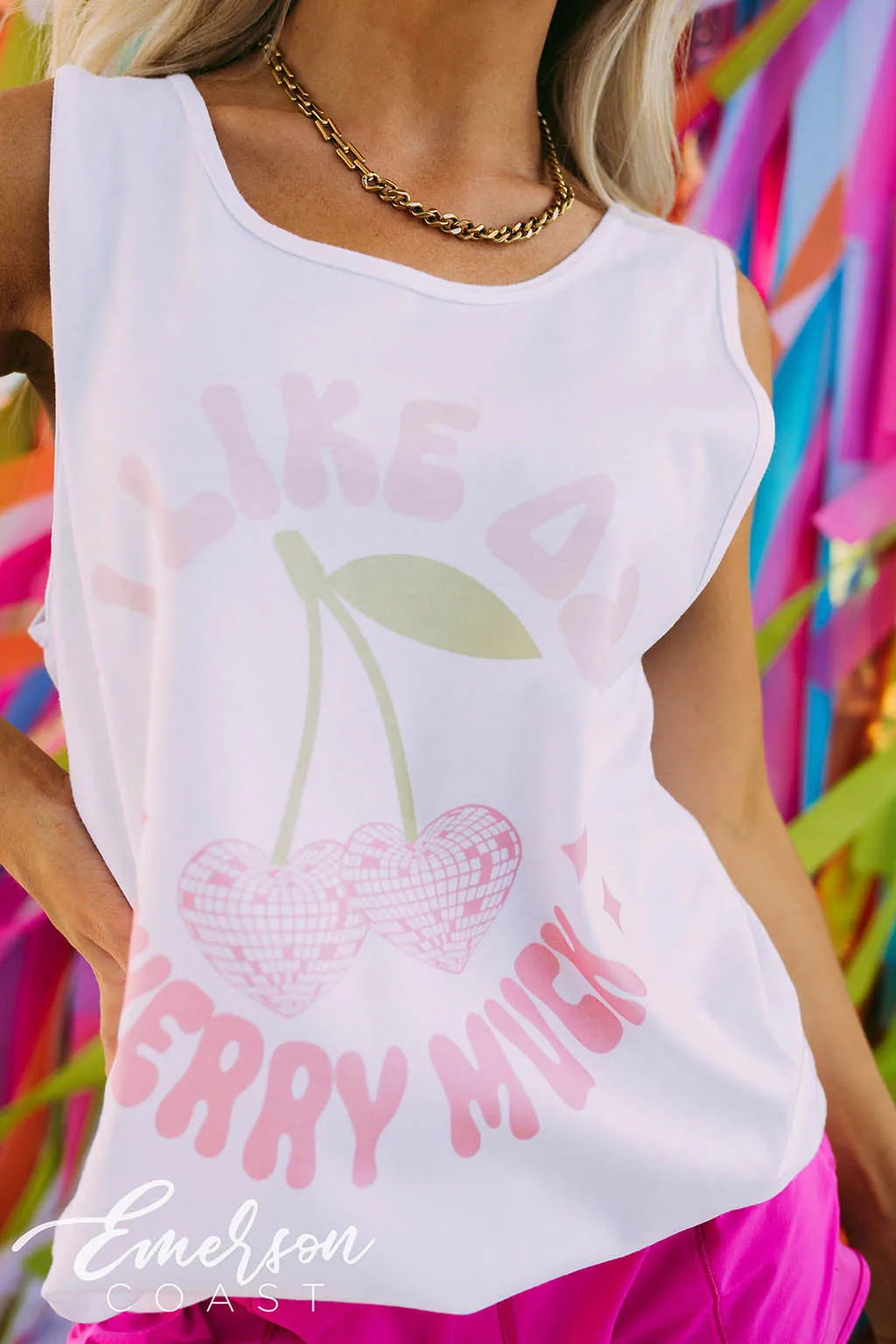 Delta Zeta Cherry Much Tank