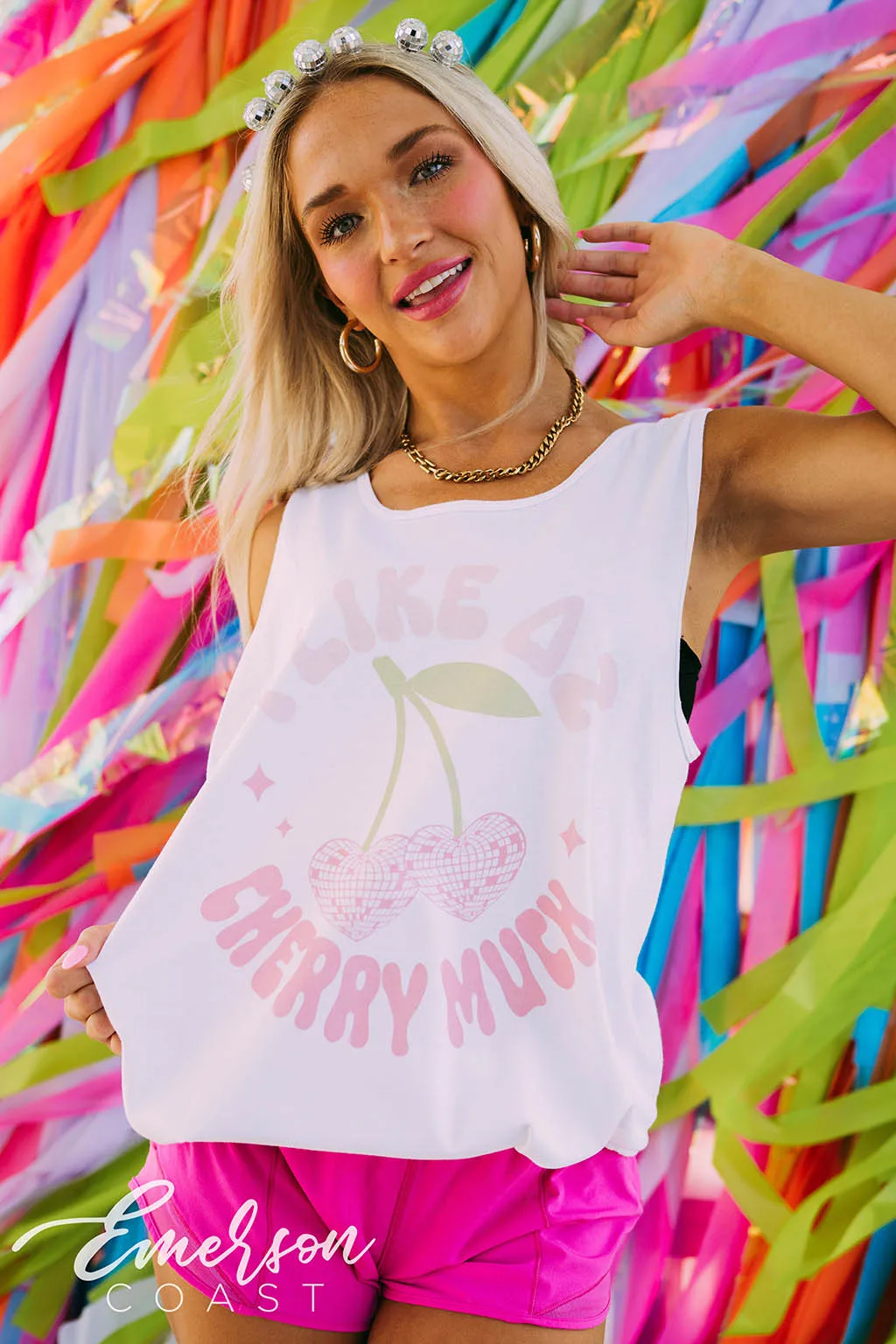 Delta Zeta Cherry Much Tank