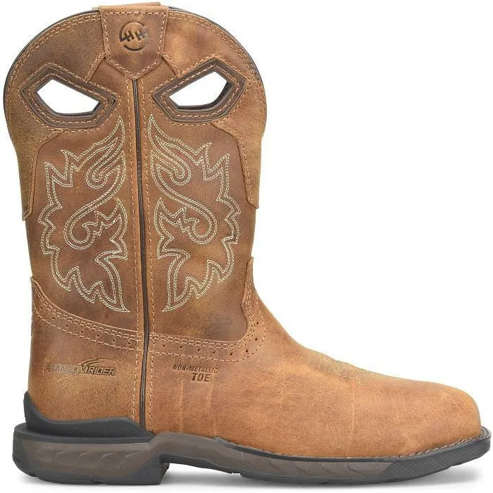 Double H Men's Phantom Rider  Lonetree 11" Comp Toe Western Work Boot -Brown- DH5432