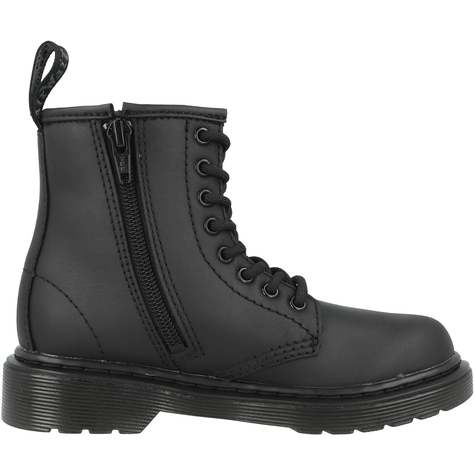 Dr Martens 1460 Serena Mono Black Kids Boots