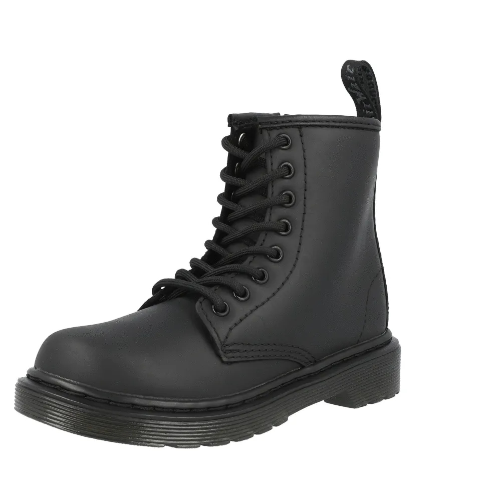 Dr Martens 1460 Serena Mono Black Kids Boots