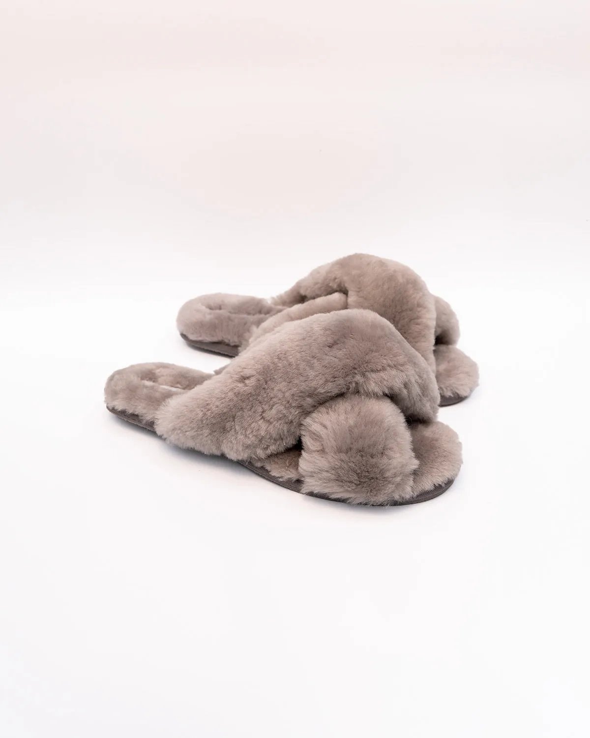 Esmee Sheepskin Slipper in Grey