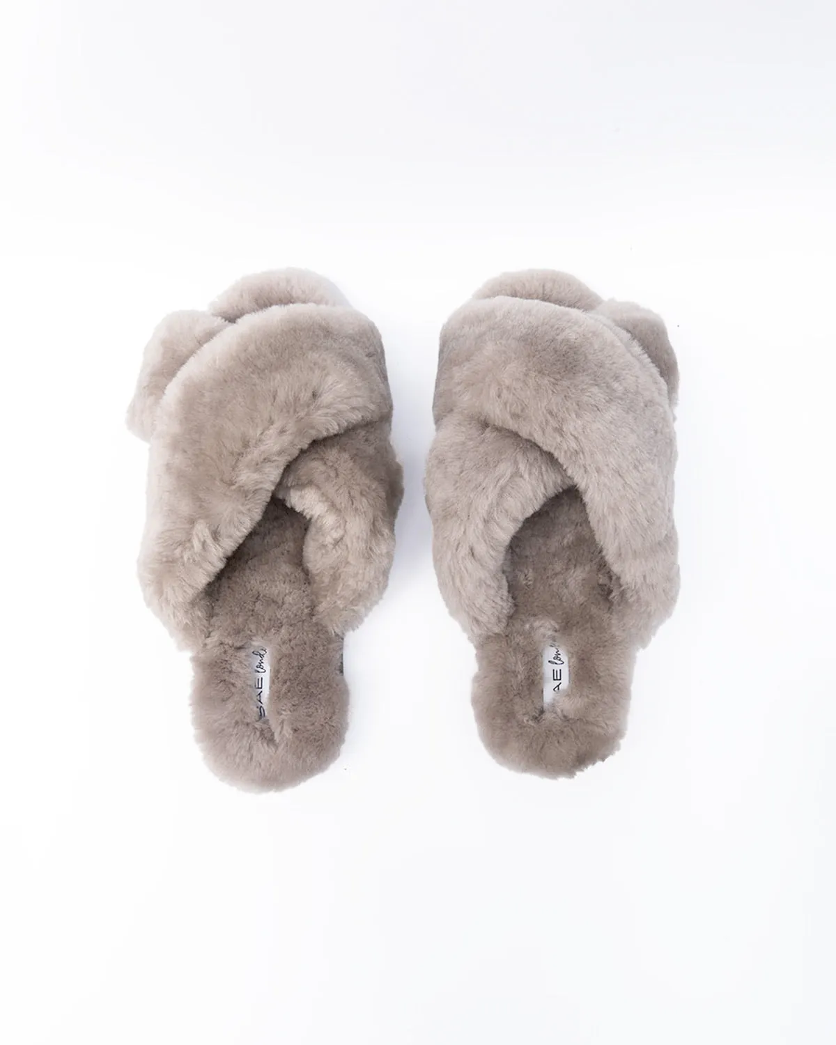 Esmee Sheepskin Slipper in Grey