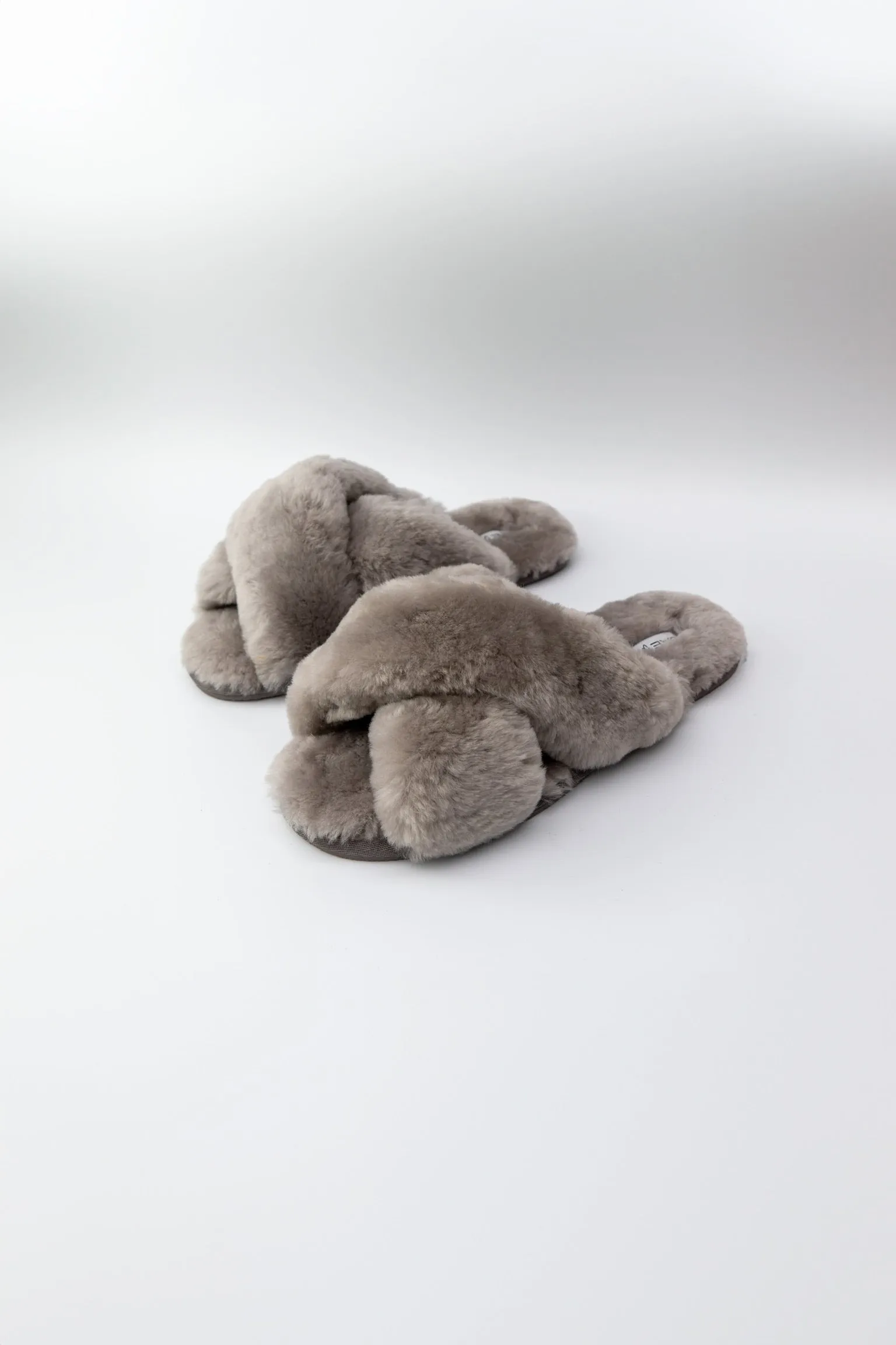 Esmee Sheepskin Slipper in Grey