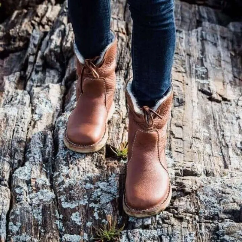 FAUSTINE | Shearling-Lined Winter Boots