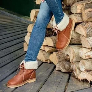 FAUSTINE | Shearling-Lined Winter Boots
