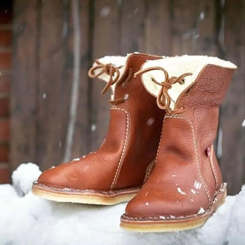 FAUSTINE | Shearling-Lined Winter Boots