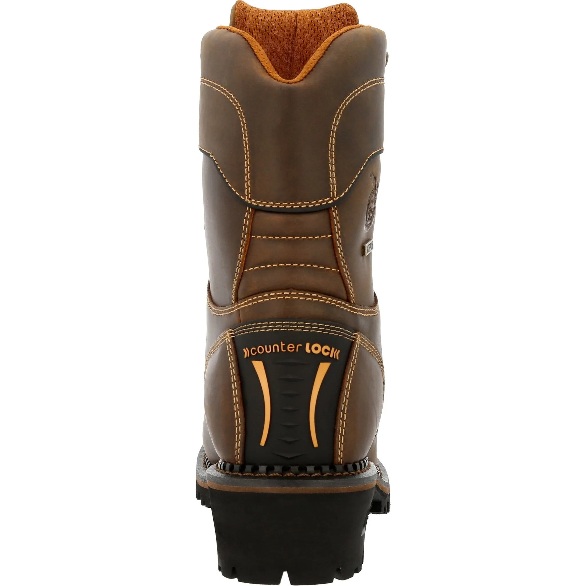 Georgia Men's AMP LT Logger 9" Comp Toe Waterproof 600G Ins Work Boot- GB00491