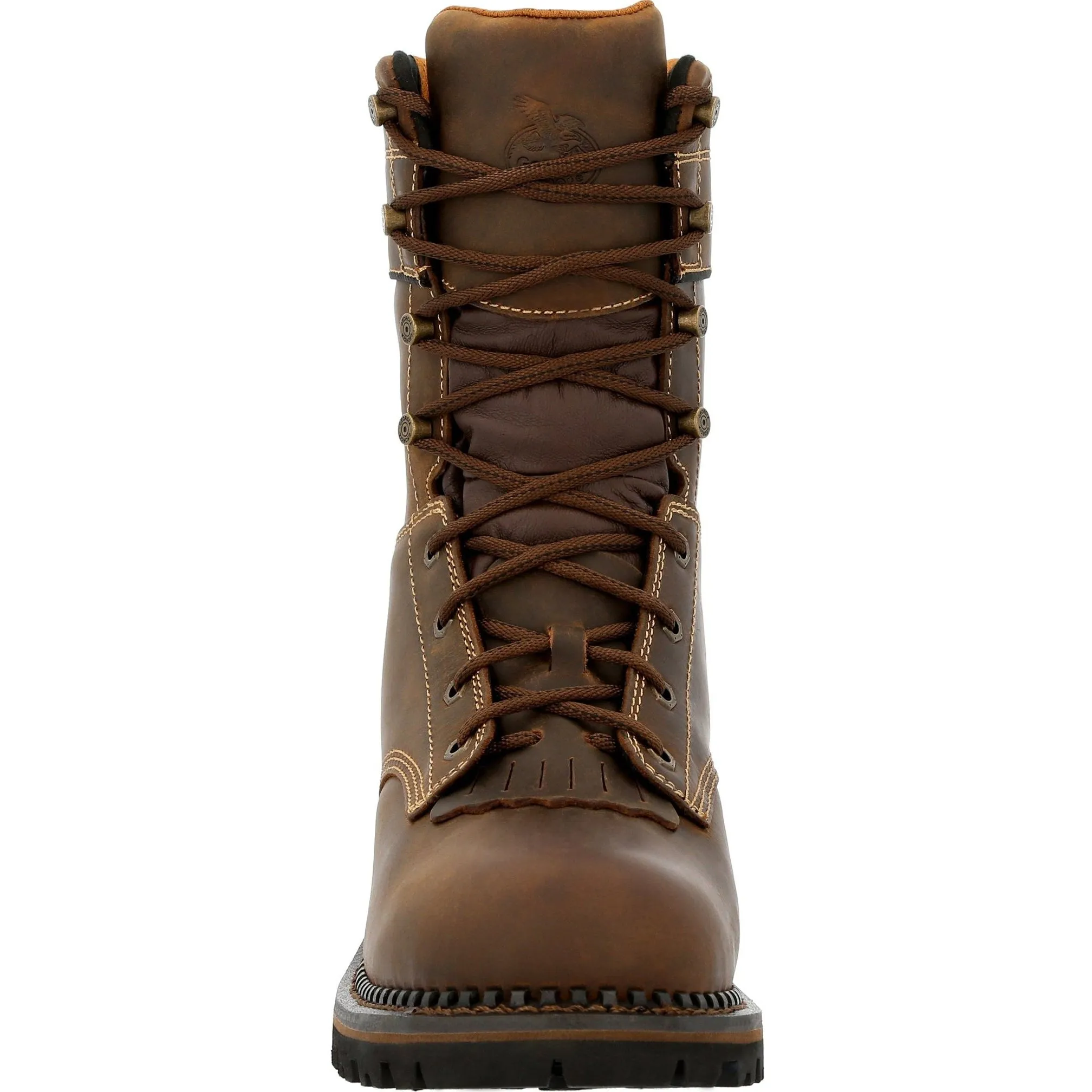 Georgia Men's AMP LT Logger 9" Comp Toe Waterproof 600G Ins Work Boot- GB00491