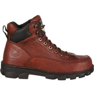 Georgia Men's Eagle Light 6" Steel Toe Wide Load Hiker Work Boot -Soggy- G6395