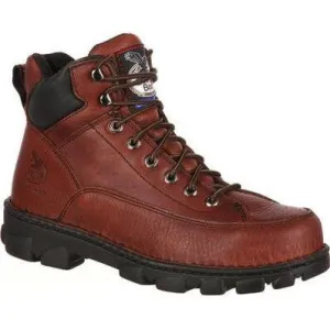 Georgia Men's Eagle Light 6" Steel Toe Wide Load Hiker Work Boot -Soggy- G6395