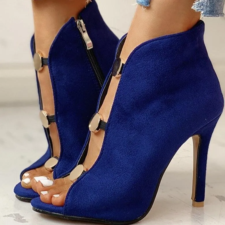 Gold Medallion Booties