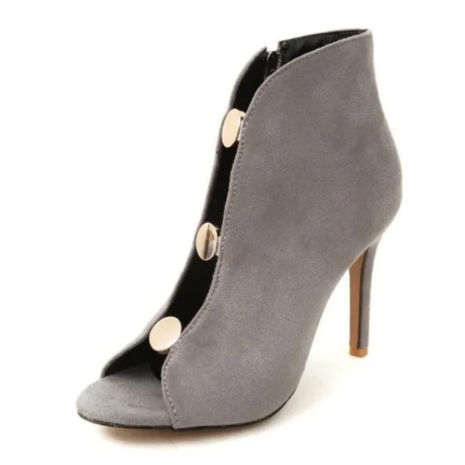 Gold Medallion Booties