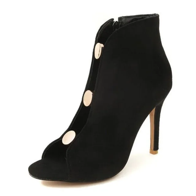 Gold Medallion Booties