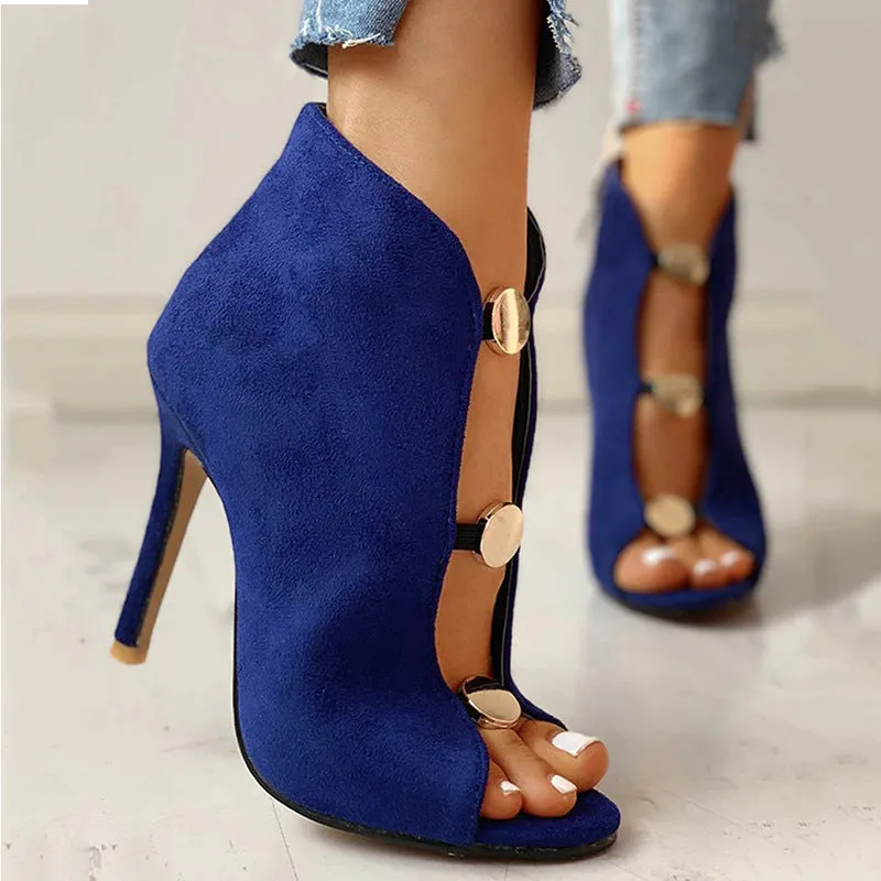 Gold Medallion Booties