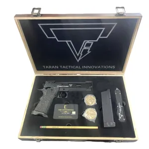 Golden Eagle 2011 TTI Gas Blow Back Gel Blaster in John Wick Wooden Box