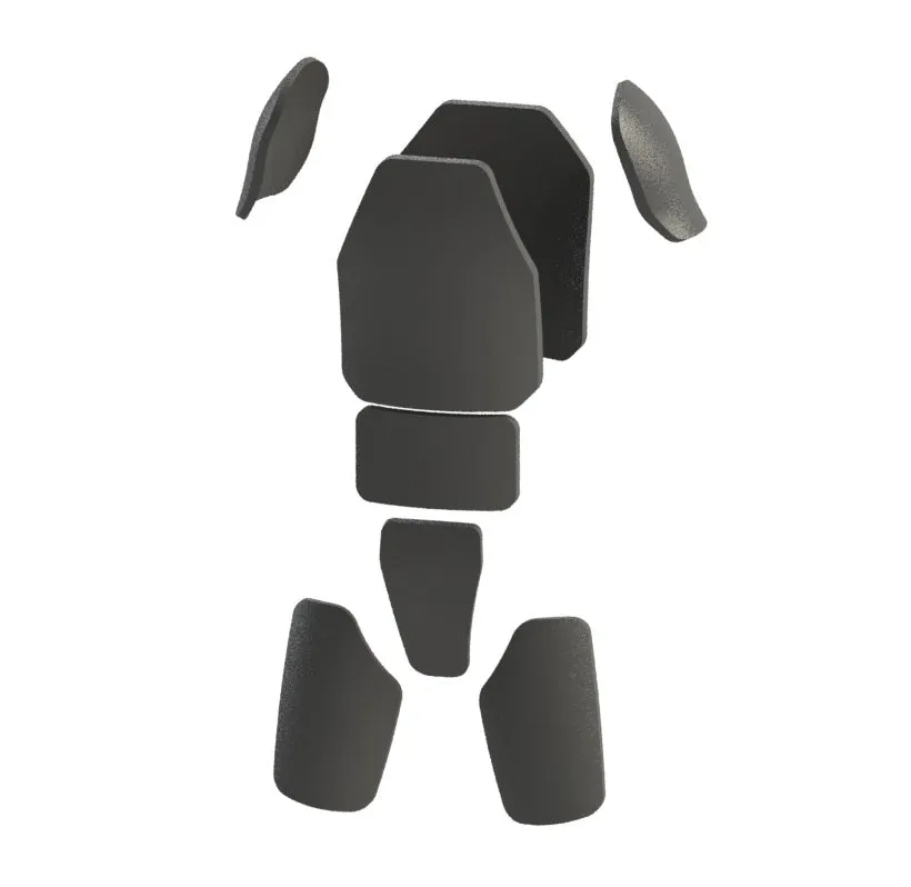 Hoplite Groin Plate Body Armor- Level III 