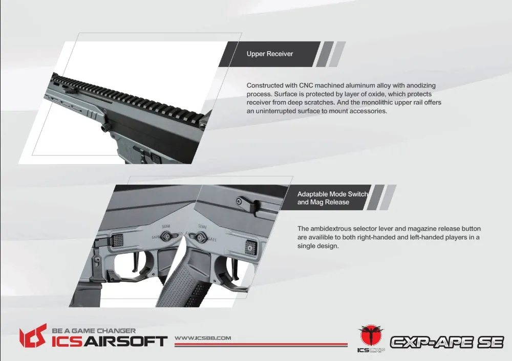 ICS CXP APE Advanced Combat Rifle SE S3 BK
